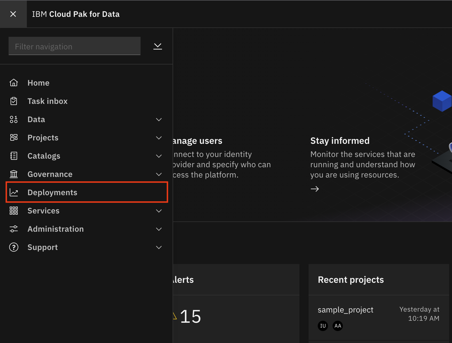 Analytics Analyze deployments