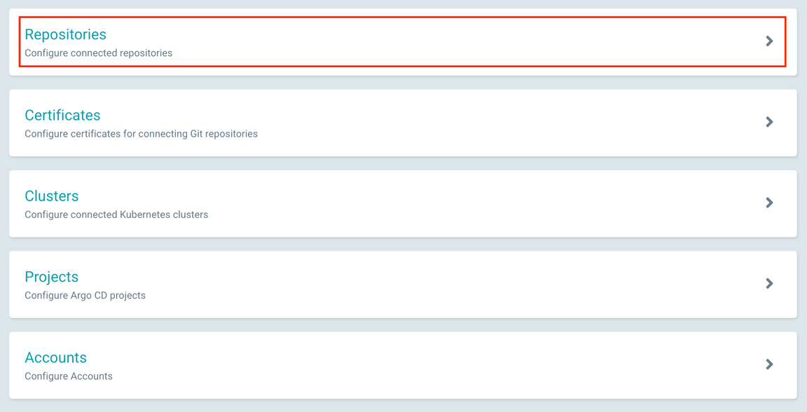 ArgoCD - Repositories