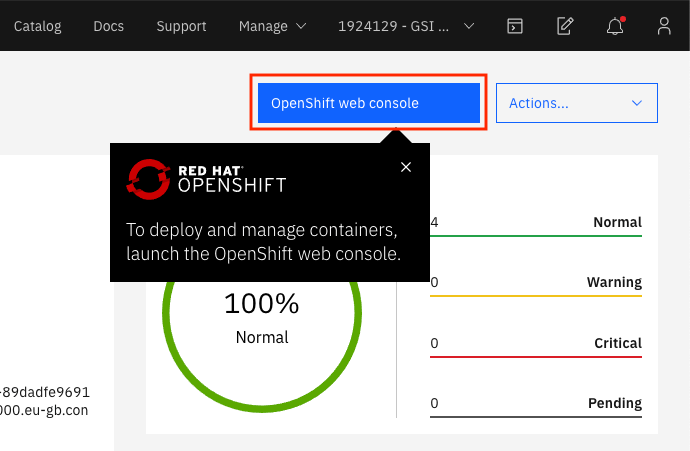 Openshift Console