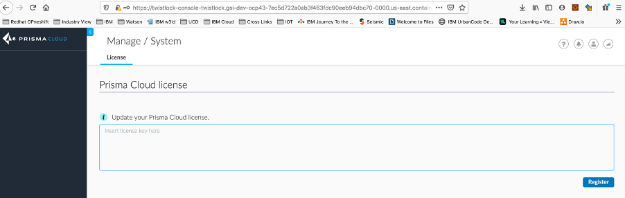 Twistlock Console License